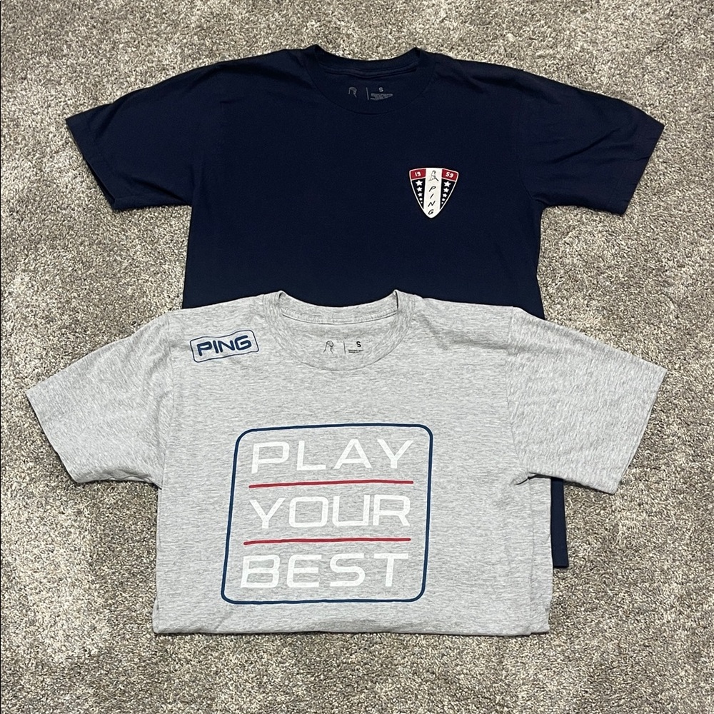 2 PING Short Sleeve Tee Casual Comfort